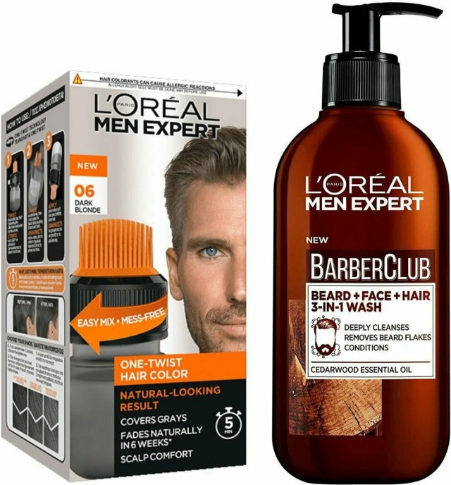 L’Oreal Paris Bundle One Twist Men Expert No6 Dark Blonde Ανδρική Βαφή …