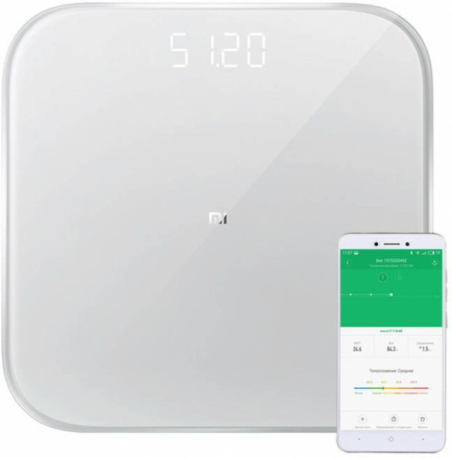 Xiaomi Mi Smart Scale 2 Ζυγαριά Μέτρησης Βάρους με Bluetooth