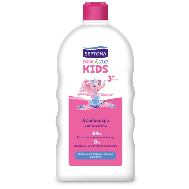 Septona Calm n Care Kids Παιδικό Αφρόλουτρο για Κορίτσια 750ml Septona Calm n Care Kids Παιδικό Αφρόλουτρο για Κορίτσια 750ml