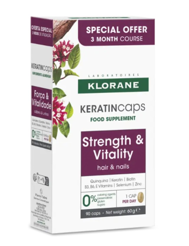 Klorane PROMO Quinine Συμπλήρωμα Διατροφής για Μαλλιά & Νύχια με Κινίν &hellip;