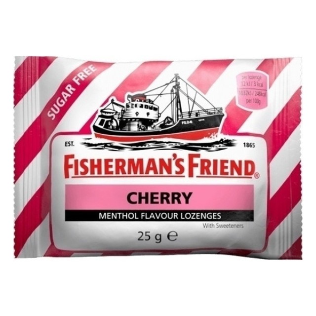 Fishermans Friend Καραμέλες Μενθόλης με Γεύση Κεράσι, 25gr