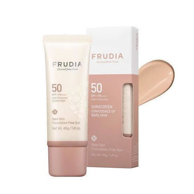 Frudia Bare Skin Foundation Free Sun SPF50 PA++++ Αντηλιακό Προσώπου μ … Frudia Bare Skin Foundation Free Sun SPF50 PA++++ Αντηλιακό Προσώπου μ …