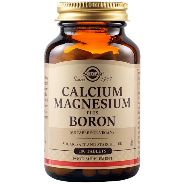 Solgar Calcium Magnesium Plus Boron Συμπλήρωμα Διατροφής με Ασβέστιο - &hellip;