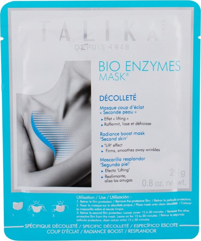 Talika Bio Enzymes Decolette Radiance Boost Mask Συσφικτική Μάσκα Για … Talika Bio Enzymes Decolette Radiance Boost Mask Συσφικτική Μάσκα Για …