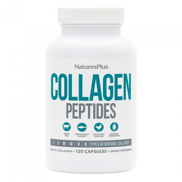 Natures Plus Collagen Peptides Κολλαγόνο 120 Κάψουλες Natures Plus Collagen Peptides Κολλαγόνο 120 Κάψουλες