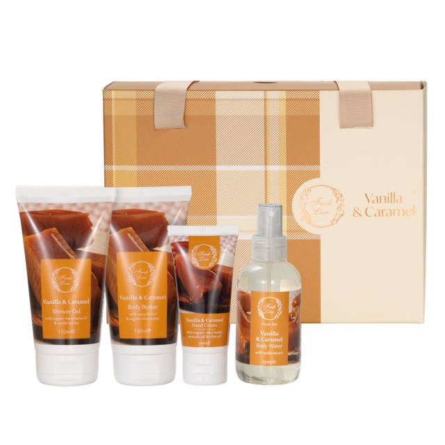 Fresh Line PROMO Vanilla & Caramel Αφρόλουτρο 150ml & Βούτυρο Σώματος &hellip;