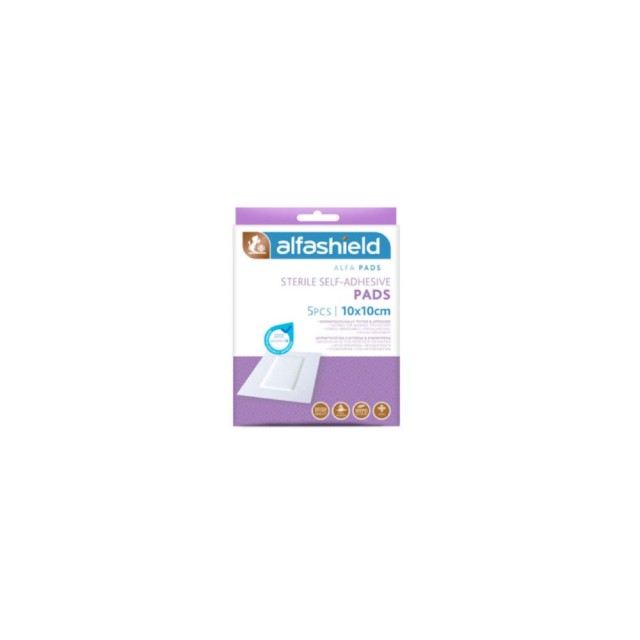 Alfashield Sterile Self - Adhesive Pads 10x10cm Αποστειρωμένα Αυτοκόλλ … Alfashield Sterile Self - Adhesive Pads 10x10cm Αποστειρωμένα Αυτοκόλλ …