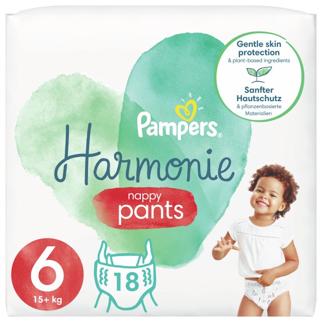 Pampers Harmonie Pants Μέγεθος 6 [15kg+] 18 Πάνες - Βρακάκι