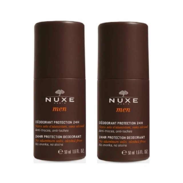 Nuxe Promo Men Αποσμητικό Roll-On 24h Προστασίας, 2 Τεμάχια x50ml Nuxe Promo Men Αποσμητικό Roll-On 24h Προστασίας, 2 Τεμάχια x50ml