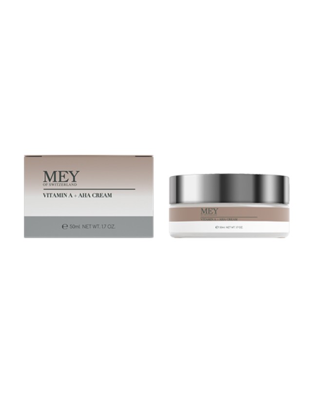 Mey Vitamin A+AHA Cream Κρέμα Αντιγήρανσης Για Ξηρές Επιδερμίδες 50ml Mey Vitamin A+AHA Cream Κρέμα Αντιγήρανσης Για Ξηρές Επιδερμίδες 50ml