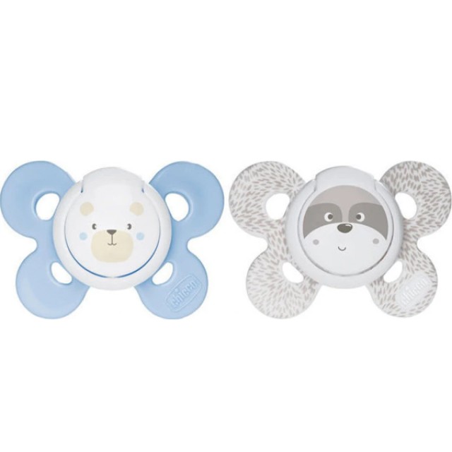 Chicco Physio Comfort Πιπίλα Σιλικόνης 0-6m+ 2 Τεμάχια [74931-21]