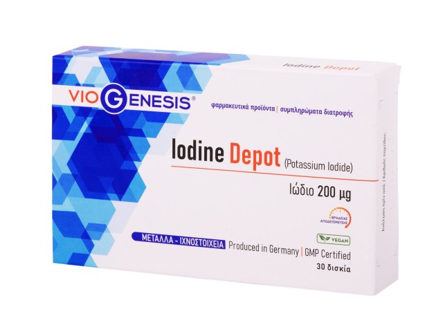 VioGenesis Iodine Depot (Potassium Iodide) 200μg Συμπλήρωμα Διατροφής … VioGenesis Iodine Depot (Potassium Iodide) 200μg Συμπλήρωμα Διατροφής …