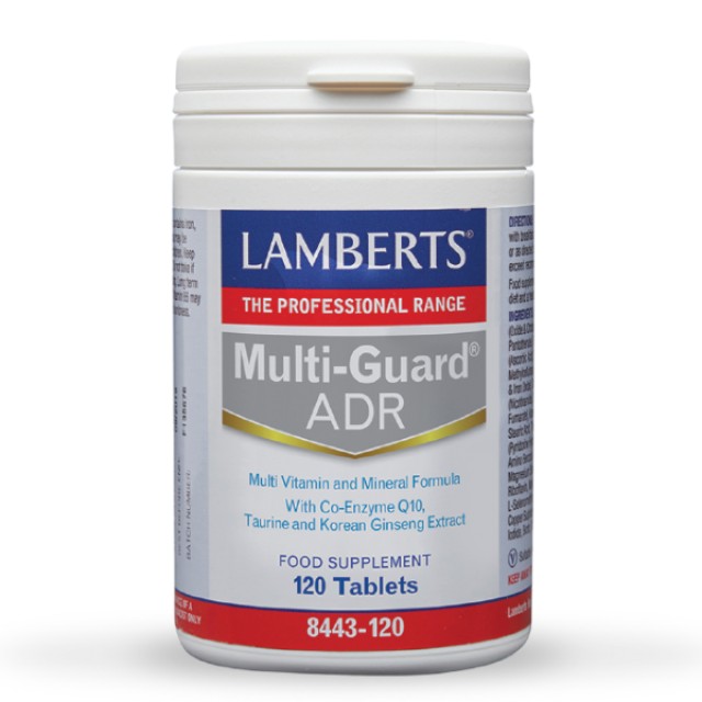 Lamberts Multi Guard ADR Πολυβιταμίνη Υψηλής Ισχύος με Q10, Ταυρίνη & …