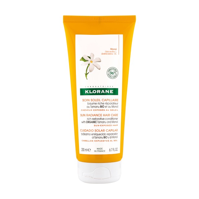 Klorane Monoi Sun Radiance Hair Care με Βιολογικό Tamanu και Mονόι Μαλ …
