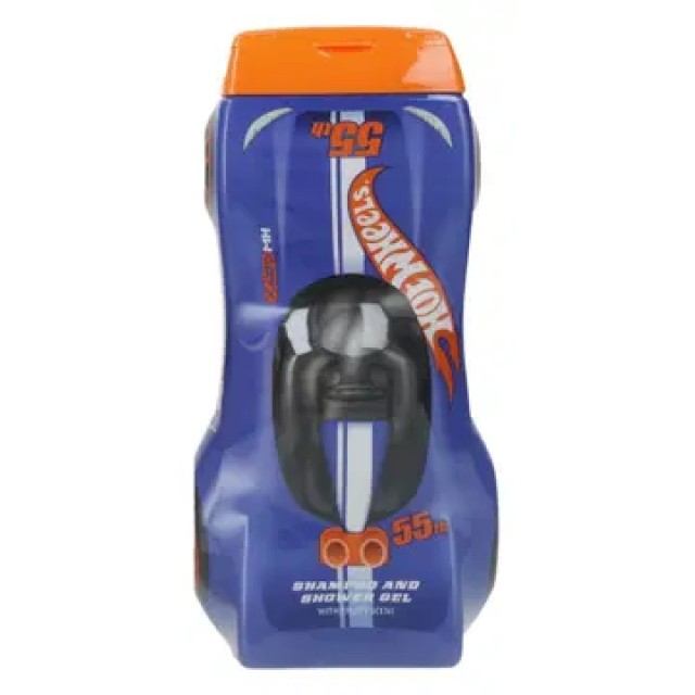 Mattel Hot Wheels 2D 2σε1 Σαμπουάν & Αφρόλουτρο Μπλέ, 300ml Mattel Hot Wheels 2D 2σε1 Σαμπουάν & Αφρόλουτρο Μπλέ, 300ml