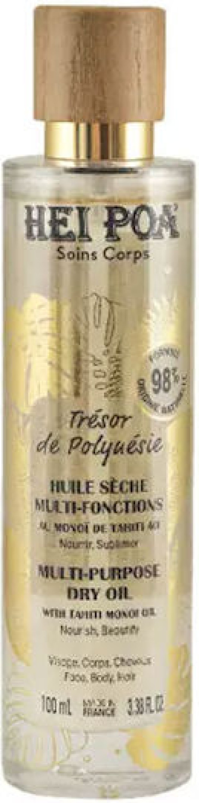 Hei Poa Multi Purpose Dry Oil Ξηρό Λάδι για Πρόσωπο, Σώμα, Μαλλιά 100m …