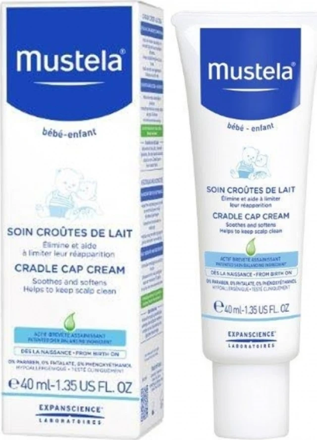 Mustela Cradle Cap Cream For Ninida 40ml Mustela Cradle Cap Cream For Ninida 40ml