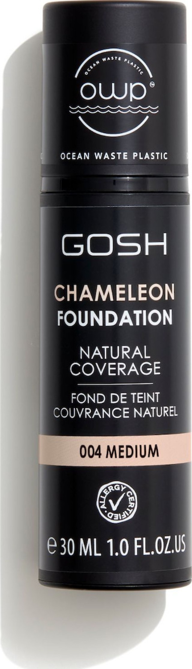 Gosh Chameleon Foundation Fond De Teint 004 Medium Καλυπτικό Make up Μεσαία Απόχρωση 30ml