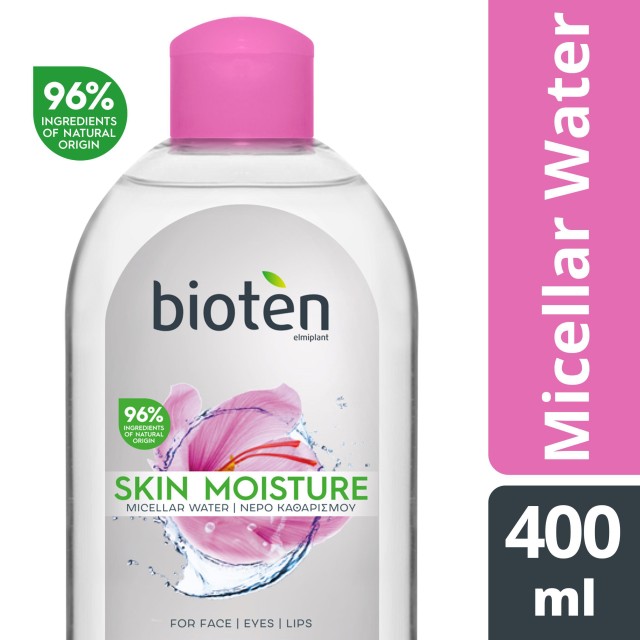 Bioten Micellar Water Skin Moisture Sensitive Skin Μικυλλιακό Νερό Καθαρισμού για Ευαίσθητες Επιδερμίδες 400ml