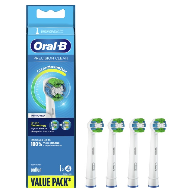 Oral B Precision Clean Κεφαλές Βουρτσίσματος με Τεχνολογία Clean Maxim … Oral B Precision Clean Κεφαλές Βουρτσίσματος με Τεχνολογία Clean Maxim …