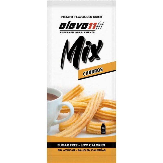 ElevenFit Mix Churros Ρόφημα σε Μορφή Σκόνης με Γεύση Churros 9gr 1 Τε …