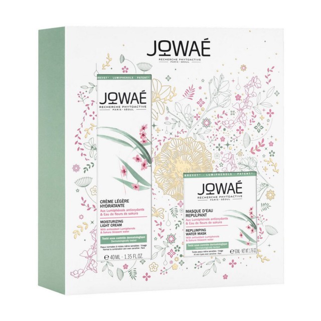 Jowae PROMO Moisturizing Light Cream Ενυδατική Κρέμα Προσώπου Ελαφριάς Υφής 40ml -  Masque DEau Repulpant Μάσκα Αναδόμησης Προσώπου με Νερό 50ml