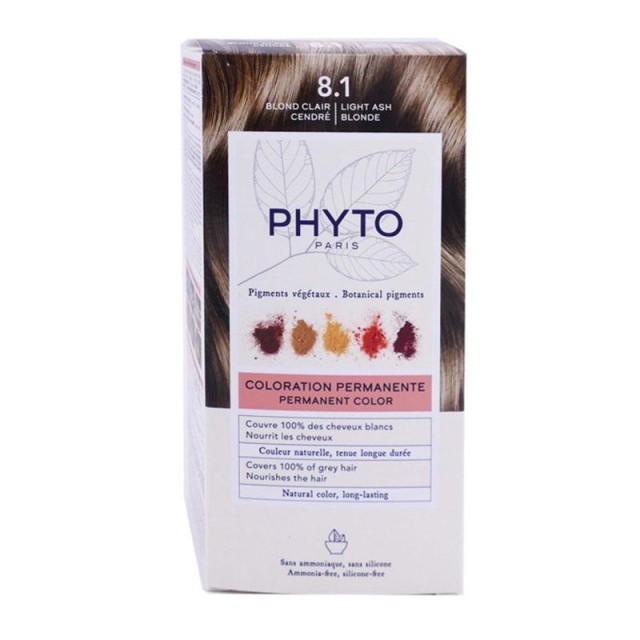 Phyto Color Blonde Clair Centre No 8.1 Μόνιμη Βαφή Μαλλιών Ξανθό Ανοιχ … Phyto Color Blonde Clair Centre No 8.1 Μόνιμη Βαφή Μαλλιών Ξανθό Ανοιχ …