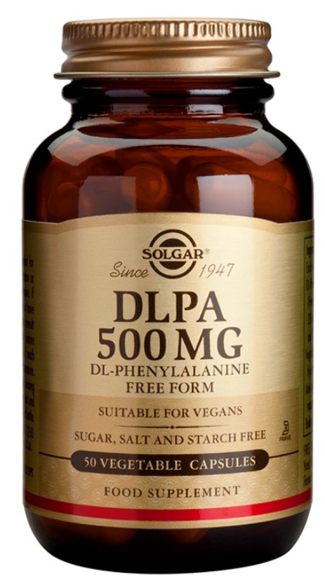 Solgar DLPA 500mg Συμπλήρωμα Διατροφής με Αντικαταθλιπτικές Ιδιότητες …
