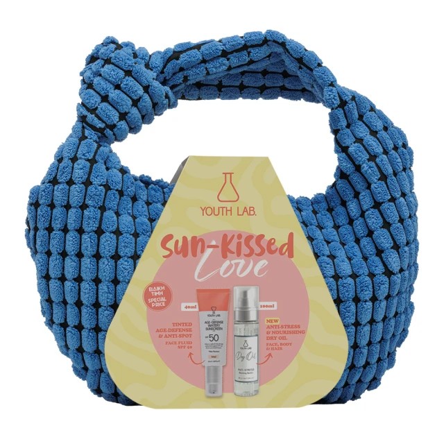 Youth Lab PROMO Summer Set Blue Pouch Age Defense Watery Tinted SPF50 … Youth Lab PROMO Summer Set Blue Pouch Age Defense Watery Tinted SPF50 …