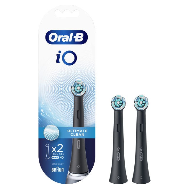 Oral B iO Ultimate Clean Μαύρες Ανταλλακτικές Κεφαλές Ηλεκτρικής Οδοντ … Oral B iO Ultimate Clean Μαύρες Ανταλλακτικές Κεφαλές Ηλεκτρικής Οδοντ …