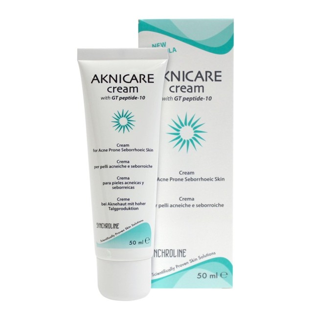 Synchroline Aknicare Cream Ενυδατική Κρέμα Προσώπου Για Την Ακνεϊκή Επιδερμίδα 50ml