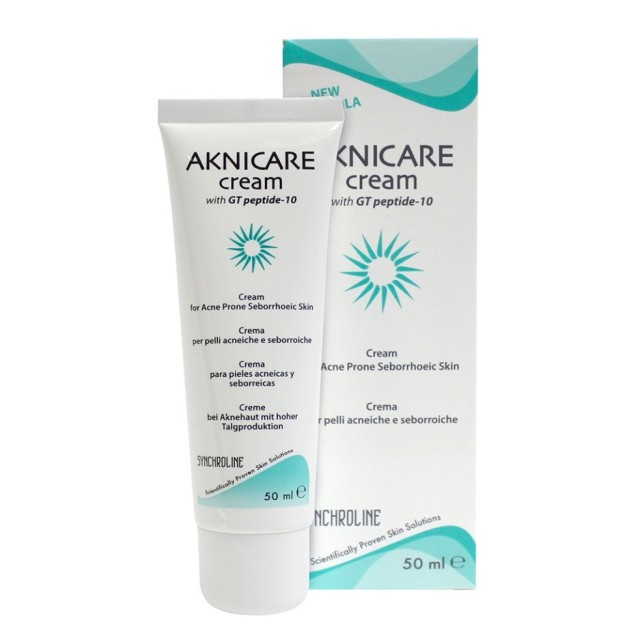 Synchroline Aknicare Cream Ενυδατική Κρέμα Προσώπου Για Την Ακνεϊκή Επ …