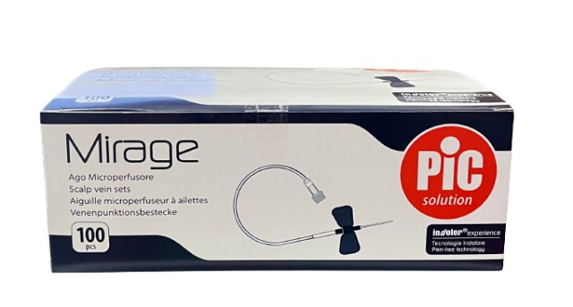 Pic Solution Πεταλούδα Αιμοληψίας Microperfusore Mirage G25X3/4 100 Τε &hellip;