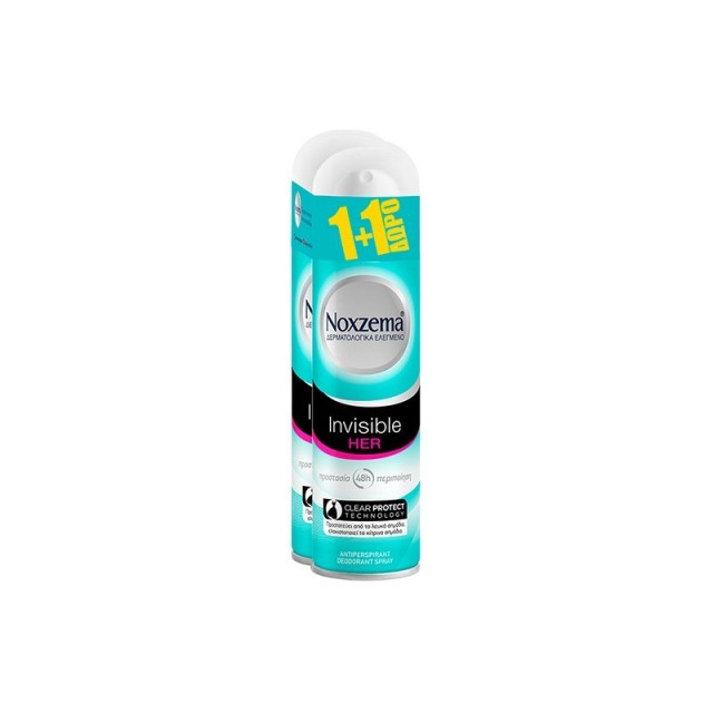 Noxzema PROMO Invisible Her Spray Γυναικείο Αποσμητικό 48ωρης Ενυδάτωσ …