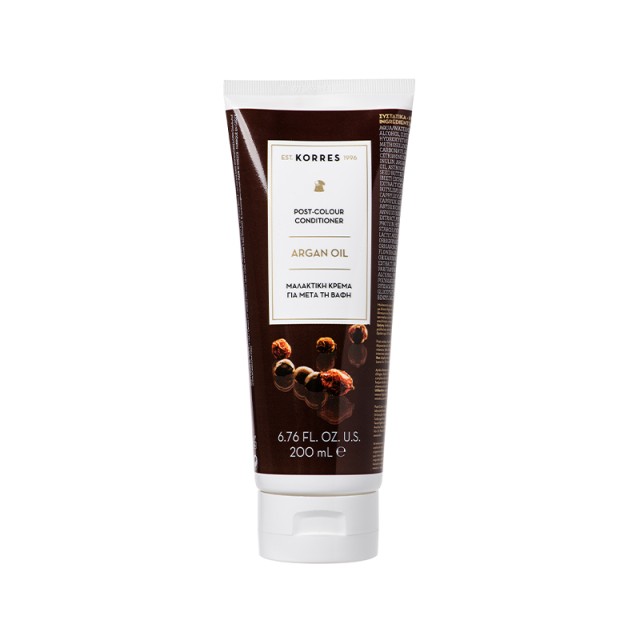 Korres Argan Oil Conditioner Κρέμα Μαλλιών Για Μετά Την Βαφή 200ml