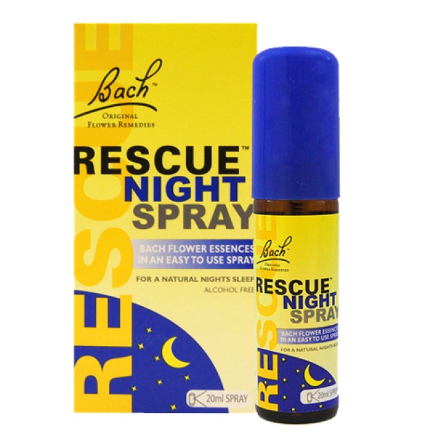 Power Health Bach Rescue Night Spray Φυσικό Βοήθημα για την Αΰπνία 20ml