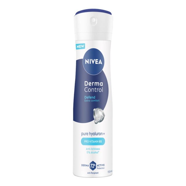 Nivea Derma Control Defend Γυναικείο Αποσμητικό Spray για 72 ώρες Προσ &hellip;