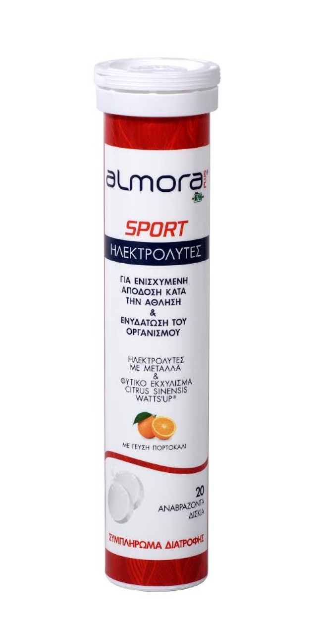 Elpen Almora PLUS SPORT Ηλεκτρολύτες Με Ασβέστιο, Μαγνήσιο Και Citrus …