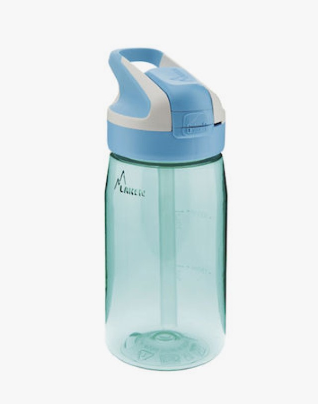 Laken Πλαστικό Παγούρι Γαλάζιο Διάφανο Μονόχρωμο με Καλαμάκι Σιλικόνης …