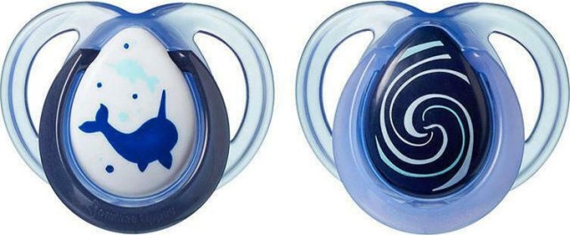 Tommee Tippee Night Time Πιπίλες Σιλικόνης Νυκτός 0-6m+ 2 Τεμάχια Tommee Tippee Night Time Πιπίλες Σιλικόνης Νυκτός 0-6m+ 2 Τεμάχια