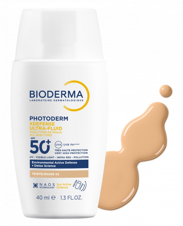 Bioderma Photoderm XDefense SPF50+ Ultra Fluid Shade 02 Αντηλιακό Προσ …