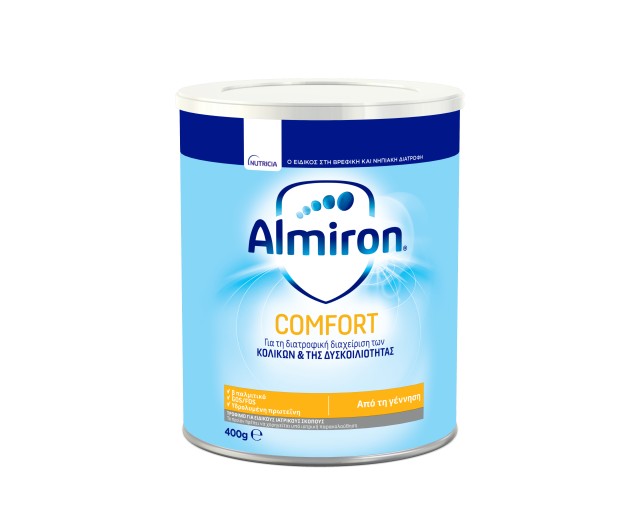 Nutricia Almiron Comfort Γάλα σε Σκόνη από την Γέννηση για Βρέφη με Δυσκοιλιότητα 400gr