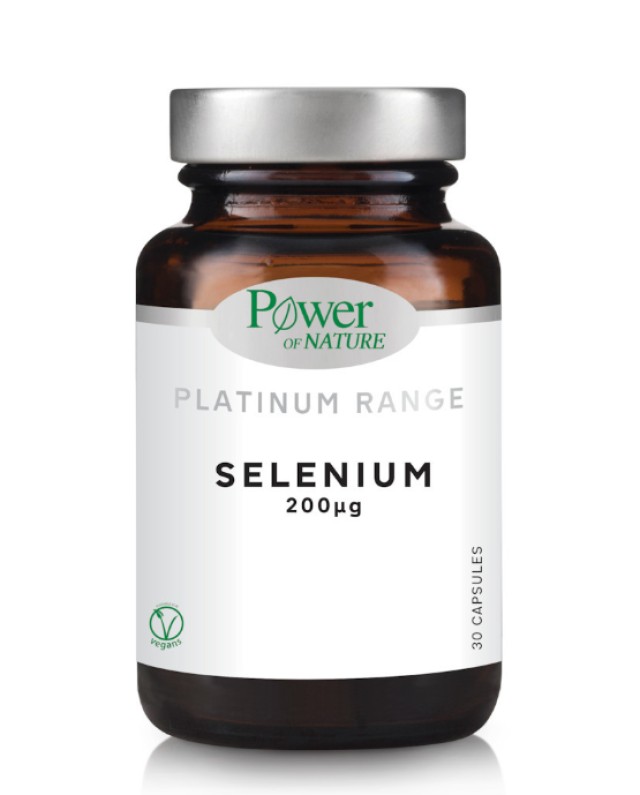 Power of Nature Selenium 200μg Συμπλήρωμα Διατροφής για την Καλή Λειτουργία του Ανοσοποιητικού Συστήματος 30 Κάψουλες