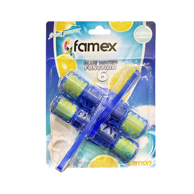 Famex Καθαριστικό και Αρωματικό Λεκάνης με Άρωμα Λεμόνι 2 Τεμάχια