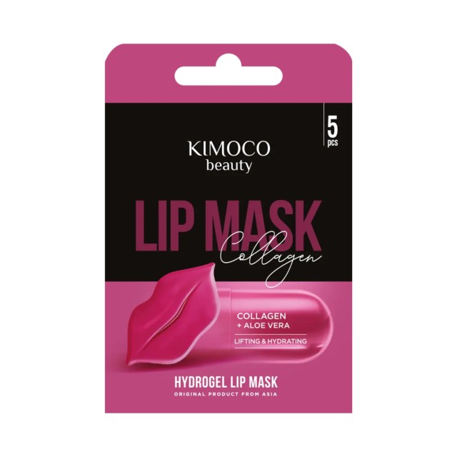 Kimoco Lip Patches Collagen & Aloe Vera Lifting & Hydrating Μάσκα Χειλ &hellip;