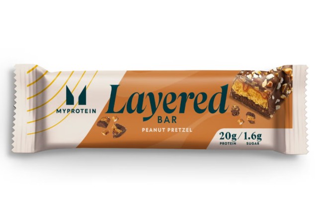 MyProtein Layered Protein Bar Πρωτεϊνική Μπάρα 6 Στρώσεων με Γεύση Pea &hellip;