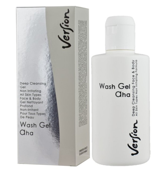 Version Wash Gel AHA Καθαρισμού Προσώπου - Σώματος 200ml