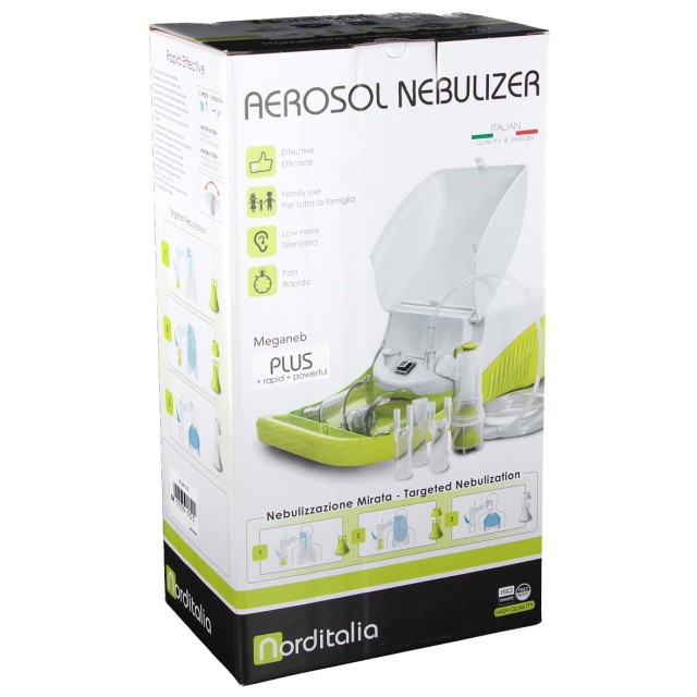 Norditalia Mega-Neb Plus Aerosol Nebulizer Νεφελοποιητής Norditalia Mega-Neb Plus Aerosol Nebulizer Νεφελοποιητής