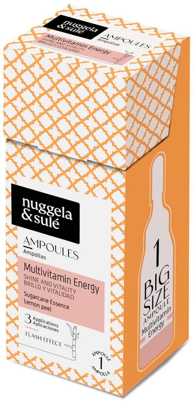 Nuggela & Sulé Ampoules Multivitamin Energy Θρεπτική Αμπούλα Μαλλιών 10ml Nuggela & Sulé Ampoules Multivitamin Energy Θρεπτική Αμπούλα Μαλλιών 1 …