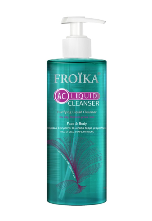 Froika AC Liquid Cleanser Αφρίζον Gel Καθαρισμού Προσώπου & Σώματος … Froika AC Liquid Cleanser Αφρίζον Gel Καθαρισμού Προσώπου & Σώματος …